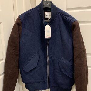 Ben Sherman Suede Varsity/Letterman Coat